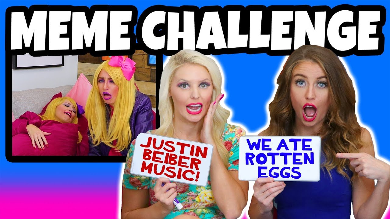 MEME Challenge. We Try Not to Laugh with Funny Captions. Totally TV