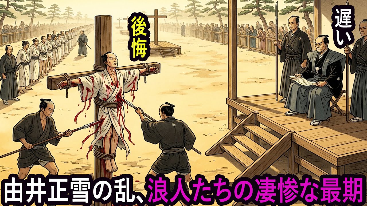 【由井正雪の乱】幕府転覆計画に加わった浪人たちの「最期」が凄惨すぎる…