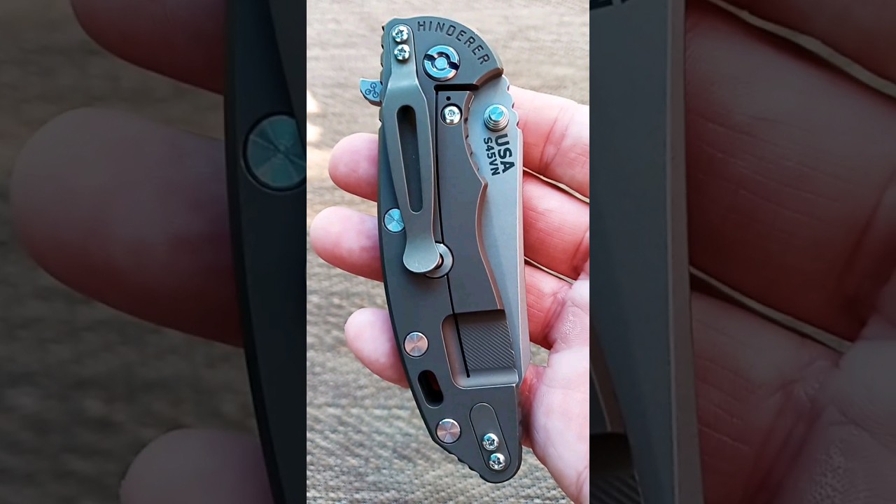 TGIF! Hinderer XM-18 3.5 Fatty Wharncliffe S45VN Battle Bronze BLK G10 