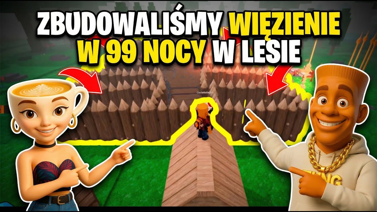 99 NOCY W LESIE na ROBLOX – WIĘZIENIE dla KULTYSTÓW I Ciocia Balerina i Wujek Tung