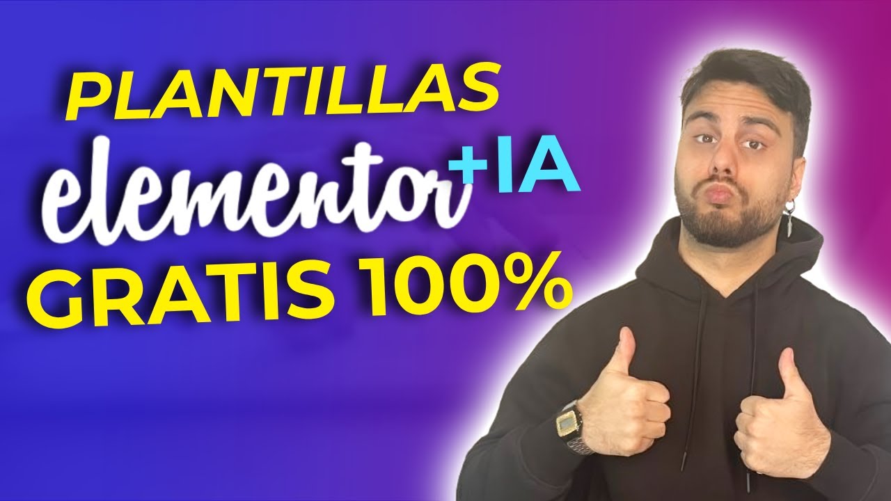 Cómo descargar plantillas para Elementor GRATIS con IA 2025