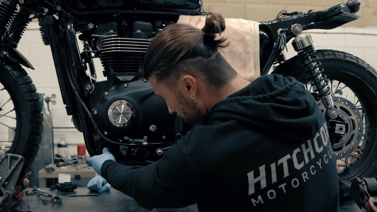 Building Custom Bikes at Hitchcox Motorcycles | Full Workshop Tour with Tom Hitchcox
