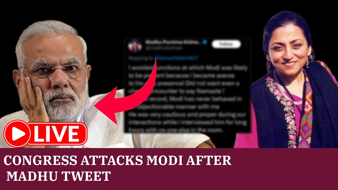 After Controversial PM Modi Tweet By Madhu Kishwar, he Congress Questions BJP Leaders&rsquo; Silence