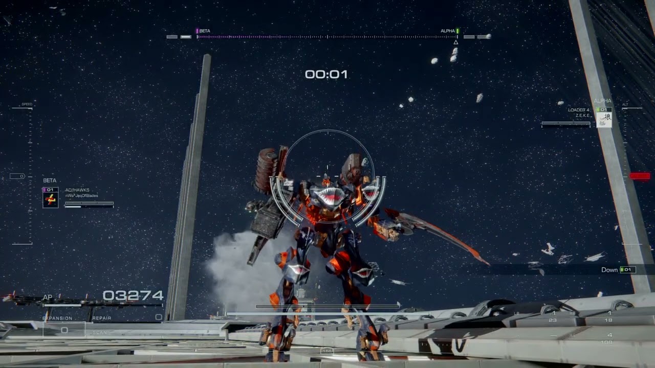 AC//HAWKS PvP "First Time Using Soft Lock."