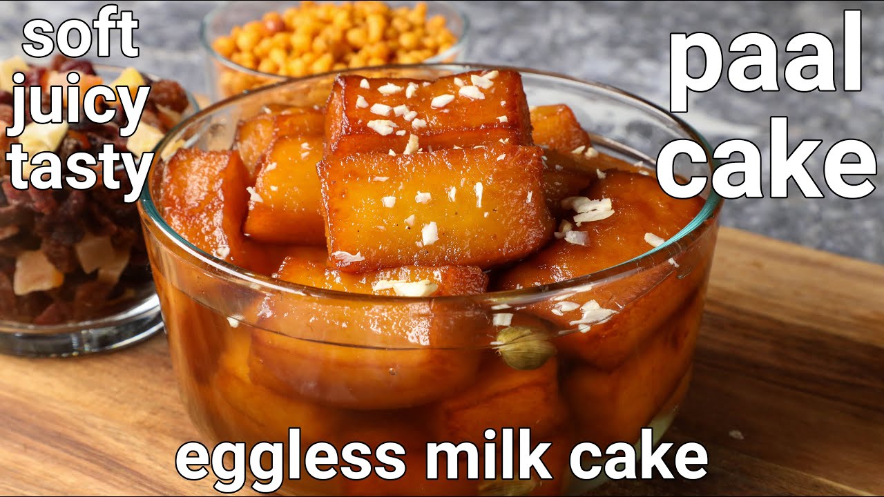 super soft & juicy paal cake recipe -  eggless recipe | kerala malabar special milk cake recipe