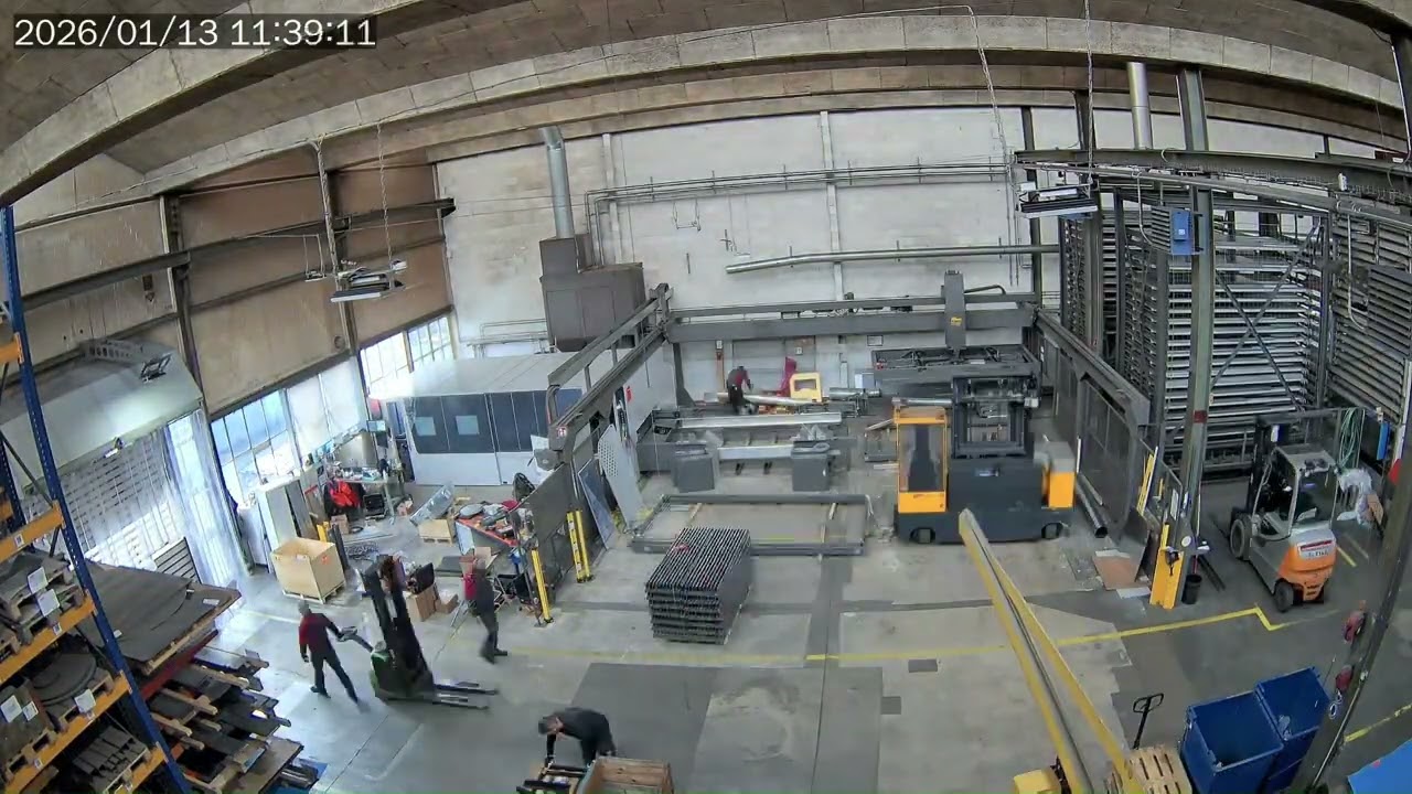 Zeitfraffer Umbau 2D-Laserschneidanlage auf ByCut Star bei Lastech 2026 - 3:07
