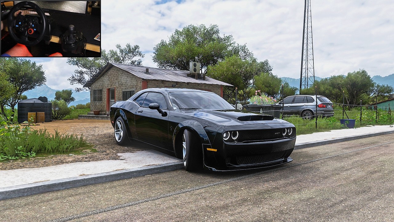 1062HP Dodge Challenger SRT Demon 2018 | Forza Horizon 5 | G29 Steering Wheel