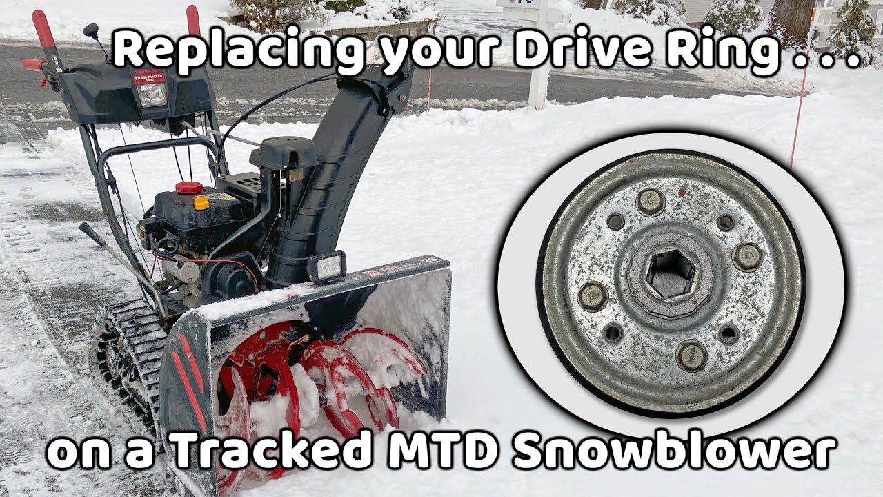 Replacing the Friction Wheel on a Tracked MTD Snow Blower