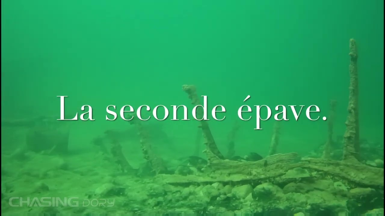Dans les Profondeurs du Lac de Paladru. Charavines ( la seconde épave est incroyable!)