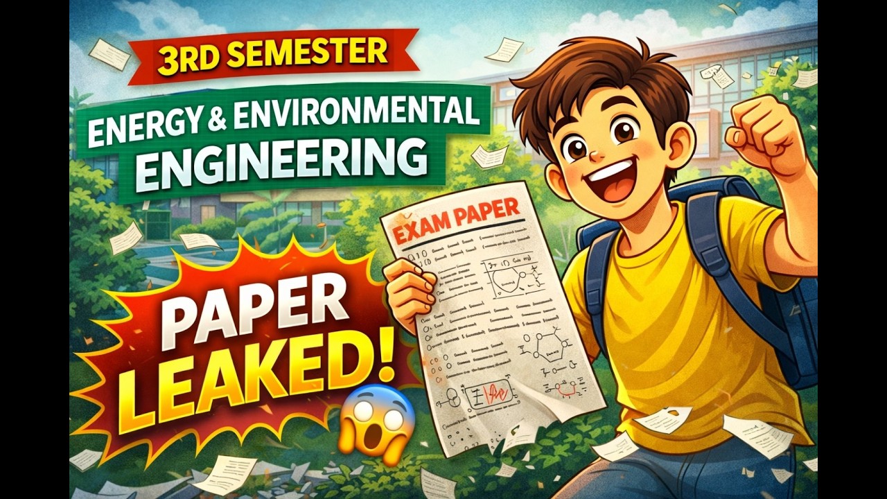RGPV 2nd Year 3rd Sem Energy & Environmental Engineering Paper Leaked 😱 | End Sem Exam 2026