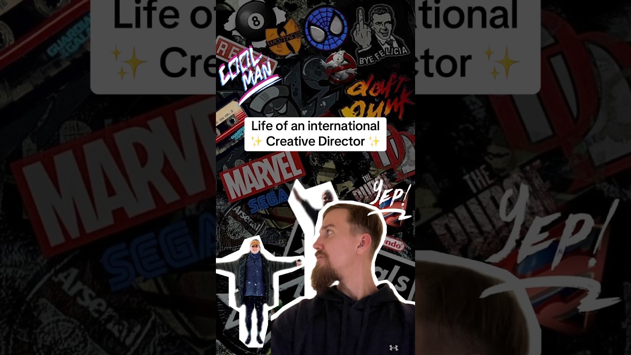 Life of an international Creative Director ✨😇 #creativedirector