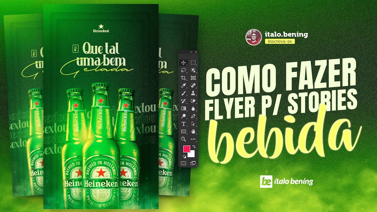 Flyer para barzinho/chooperia/lanchonete no  