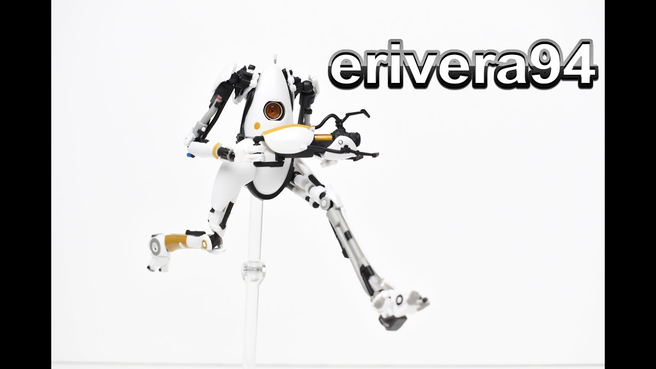 Figma Max Factory Portal 2 P BODY Action Figure Toy Review