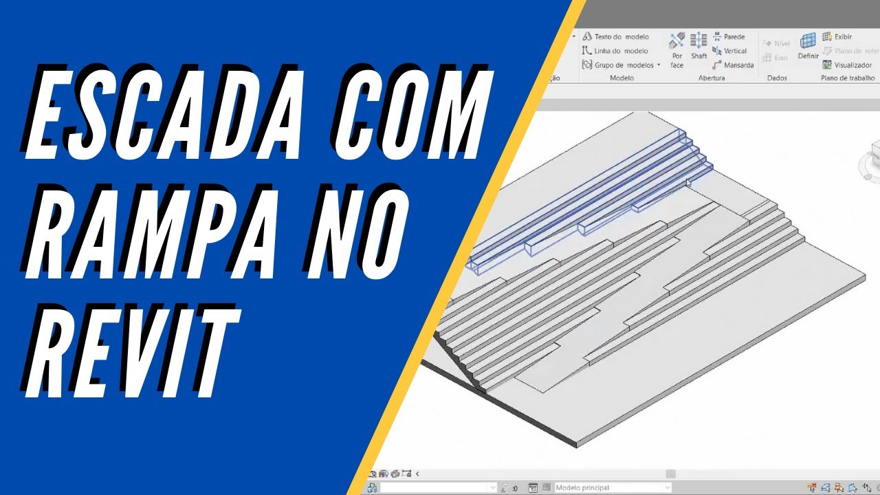 Criando Escada com Rampa no REVIT Passo a Passo