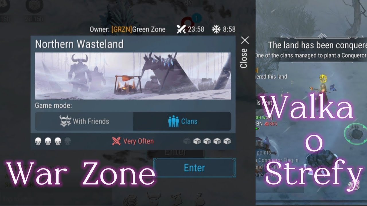 Clans can capture zones? New clan activity and tournaments in frostborn!