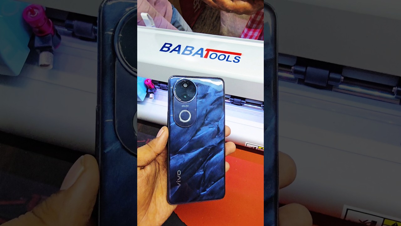 🔥 Vivo T4R 5G New Back Lamination 😍 | BABATOOLS Cutting Machine Se Next Level Design | NKS Mobile 🔥