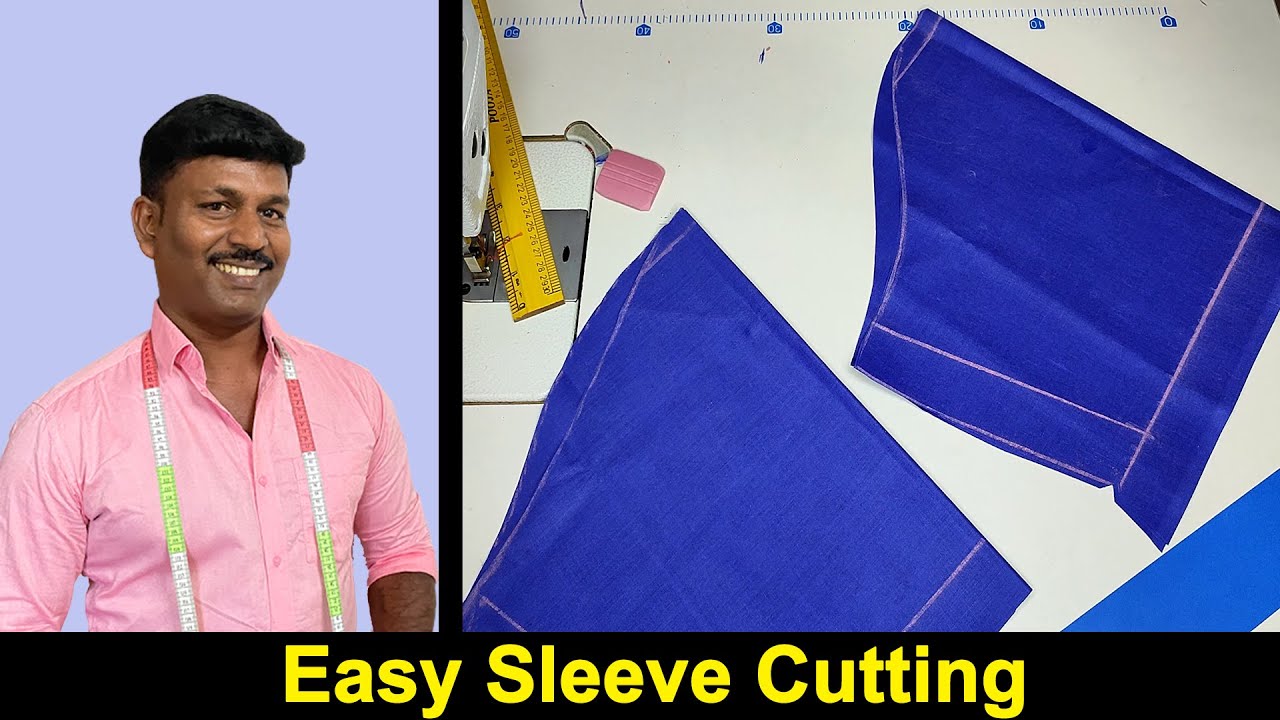 Easy Sleeve Cutting Detailly Explain in Tamil | Tailor Bro