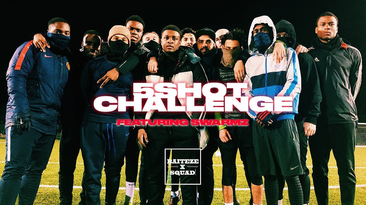 SWARMZ TAKES ON THE 5 SHOT CHALLENGE | QUINCY LOSES HIS TOOTH