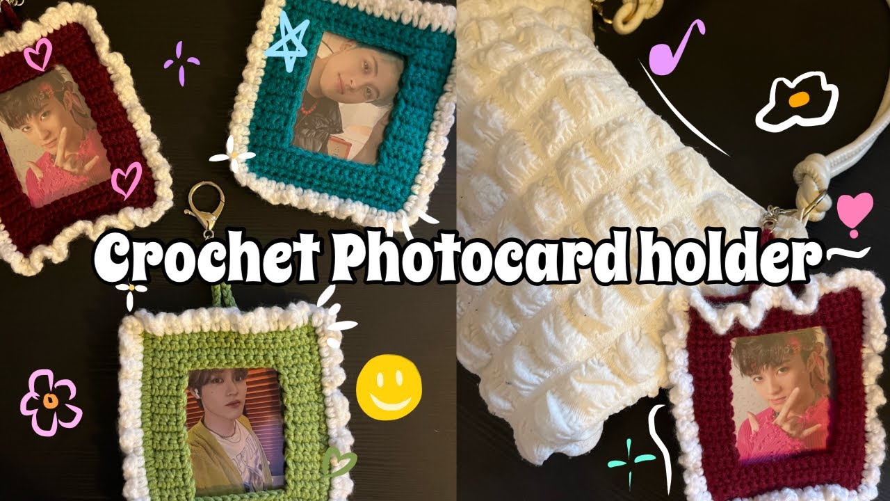 Crochet Photocard Holder 💚🌱
