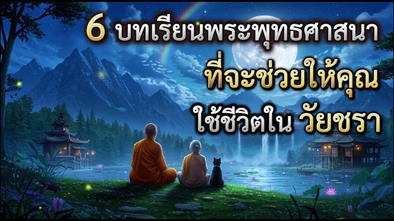 6 บทเรียนพระพุทธศาสนาที่จะช่วยให้คุณใช้ชีวิตในวัยชรา