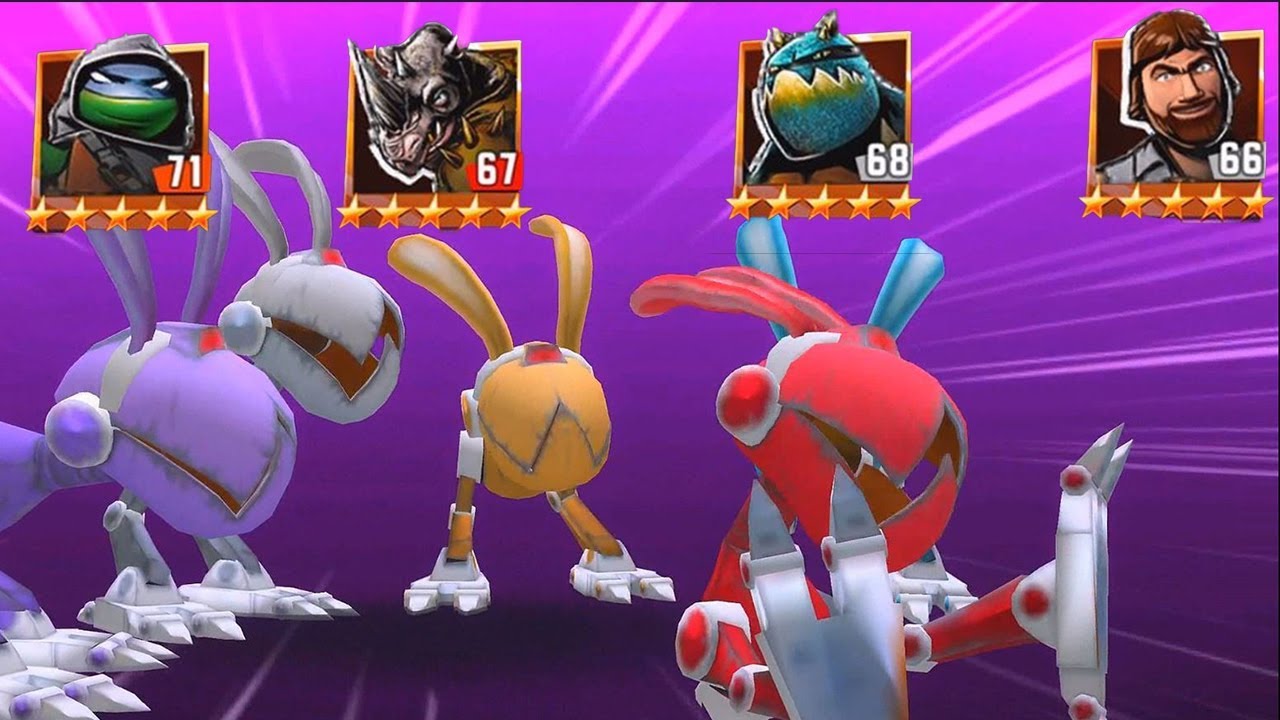 TMNT Legends PVP 874 - Leonardo Vision Quest, Rocksteady, Chris Bradford, BUNNIES, Slash
