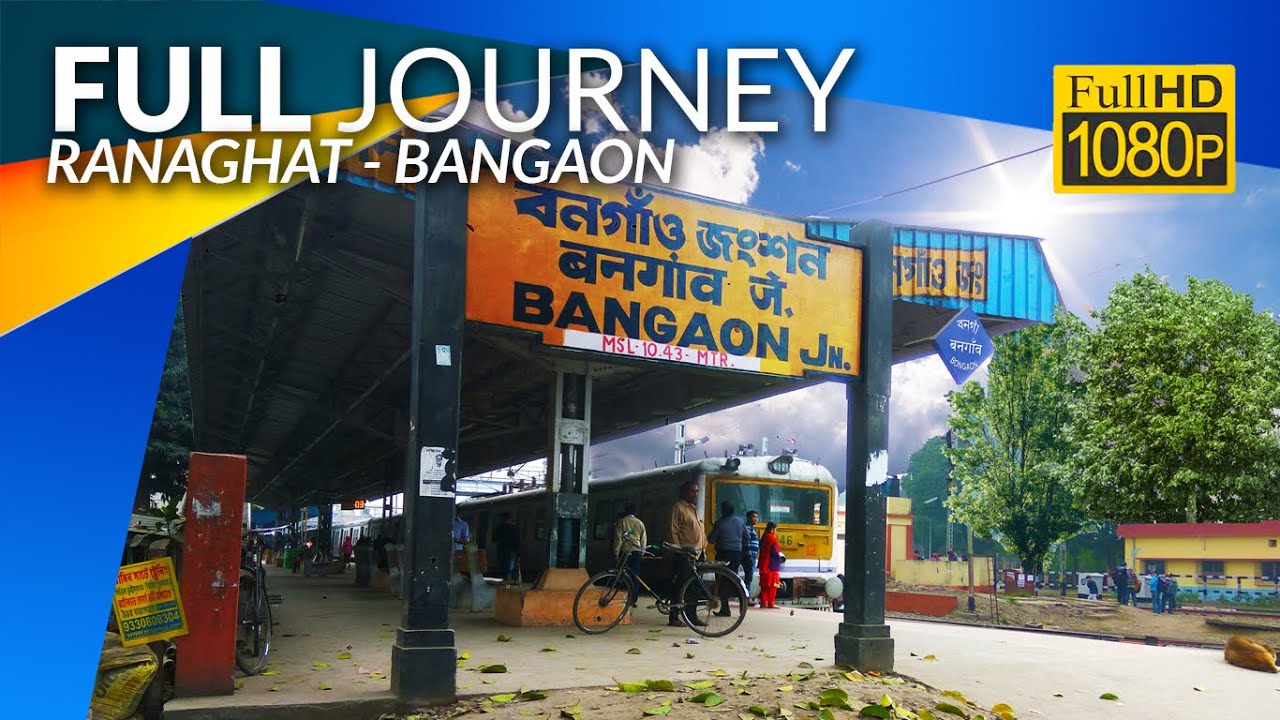 Ranaghat to Bangaon Full Journey Coverage by EMU Train :: Eastern Railway