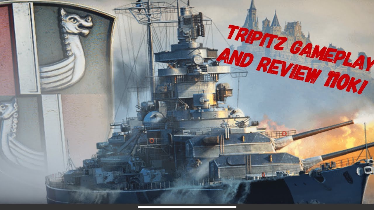 Tier 8 premium battleship Tirpitz- 110k gameplay and review