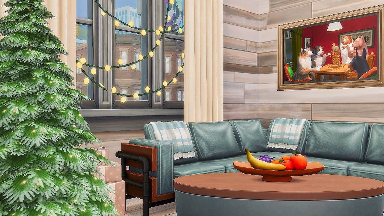 THE TWINS' APARTMENT | THE SIMS 4 | NO CC | Stop-motion