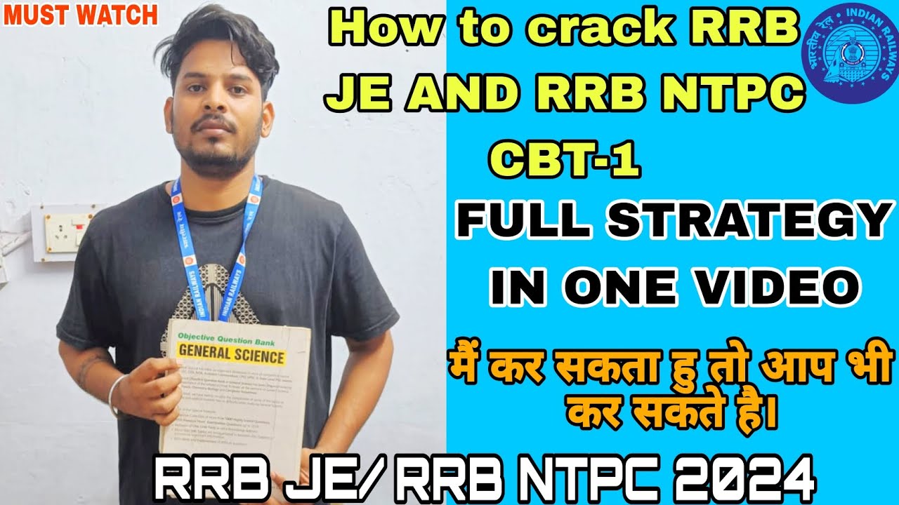 HOW TO CRACK RRB JE/NTPC/FULL STRATEGY//BOOK LIST// #railway #rrbje #rrbntpc #exam #education