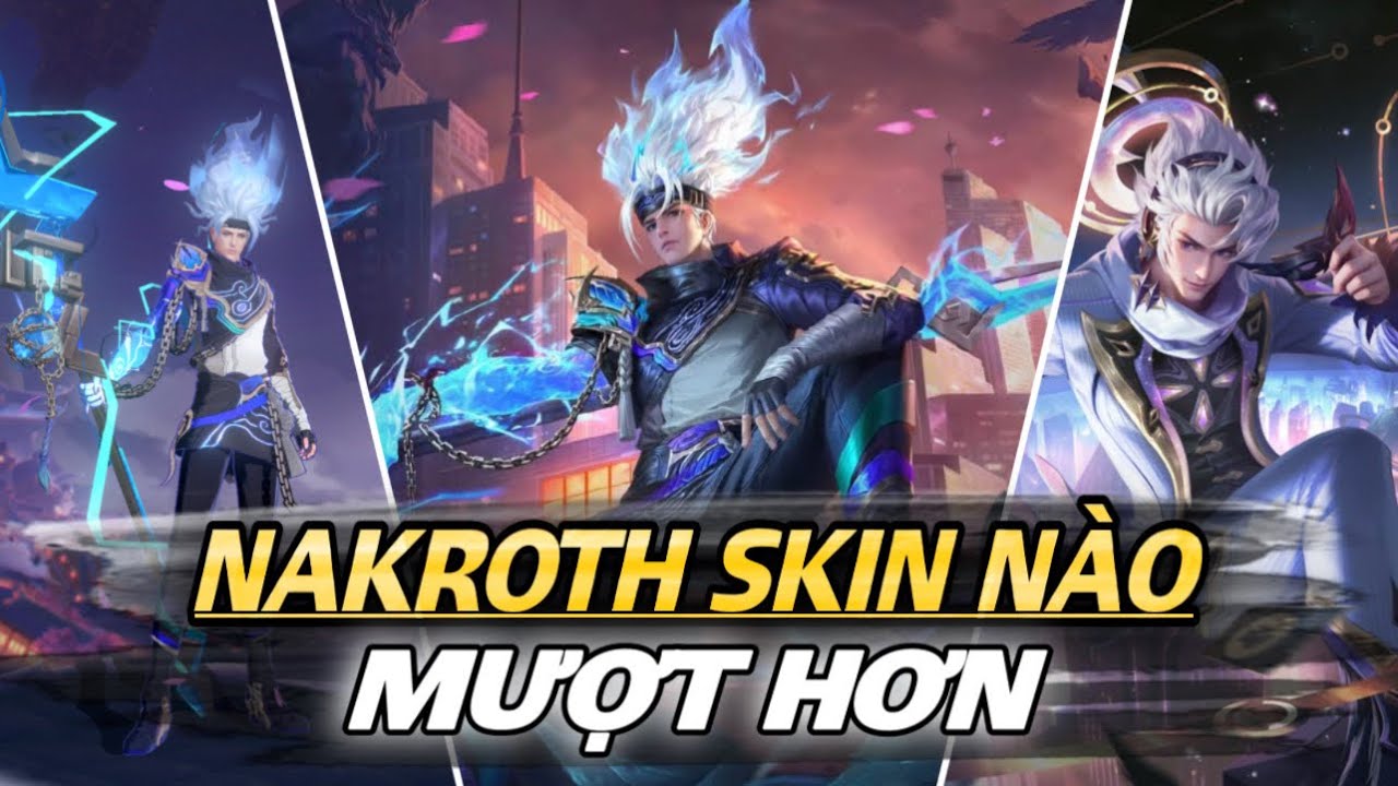 24h trải nghiệm Nakroth Quỷ Thương Liệp Đế và Bạch Diện Chiến Thương