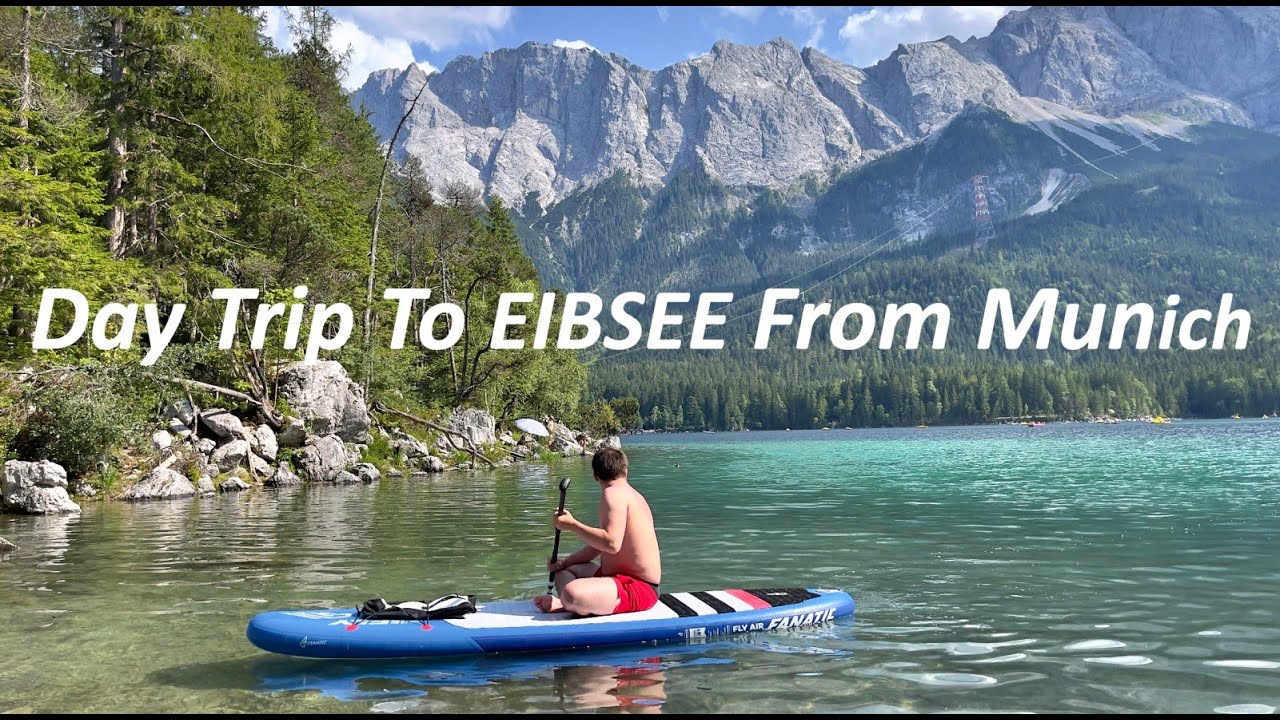 Lake Eibsee. Day trip from Munich.