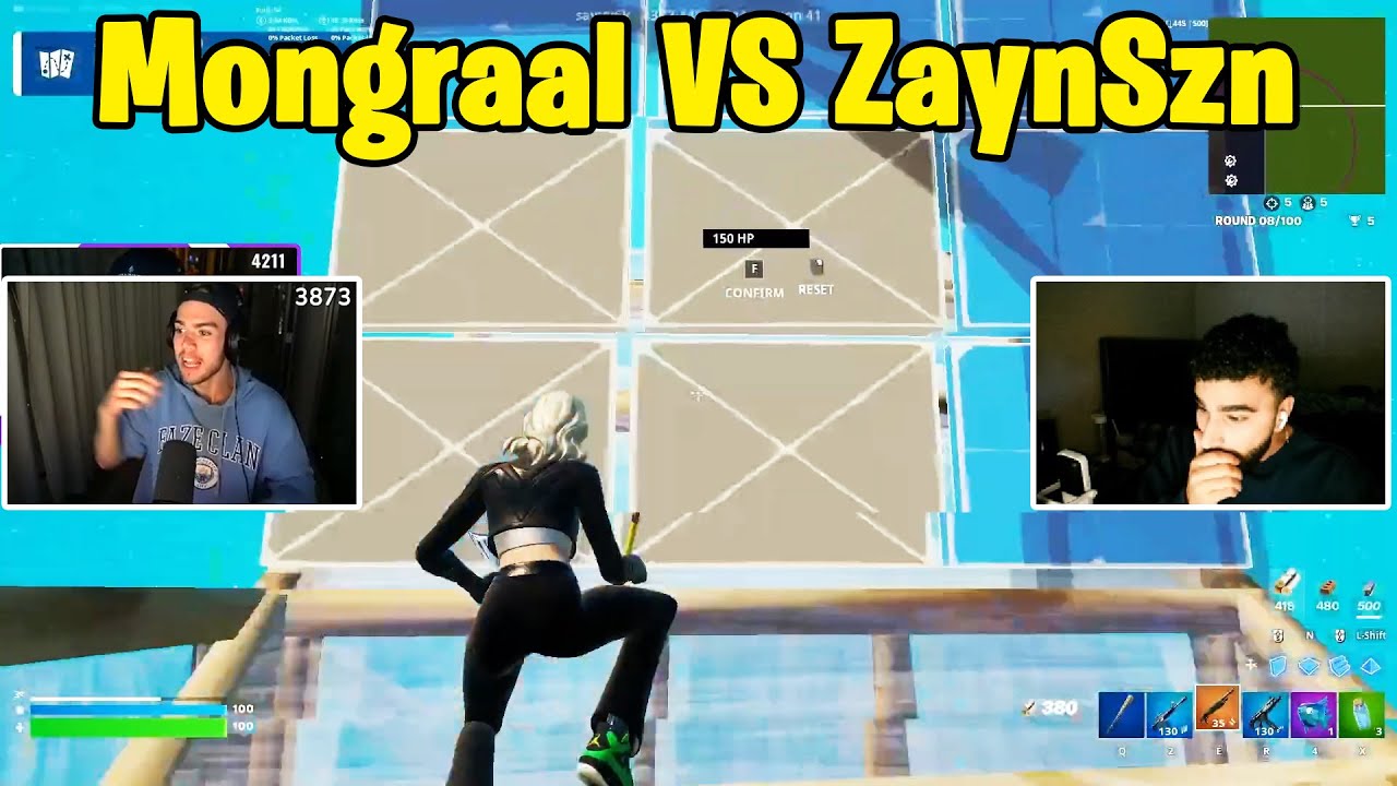 Mongraal VS ZaynSzn 1v1 TOXIC Fights on NA!