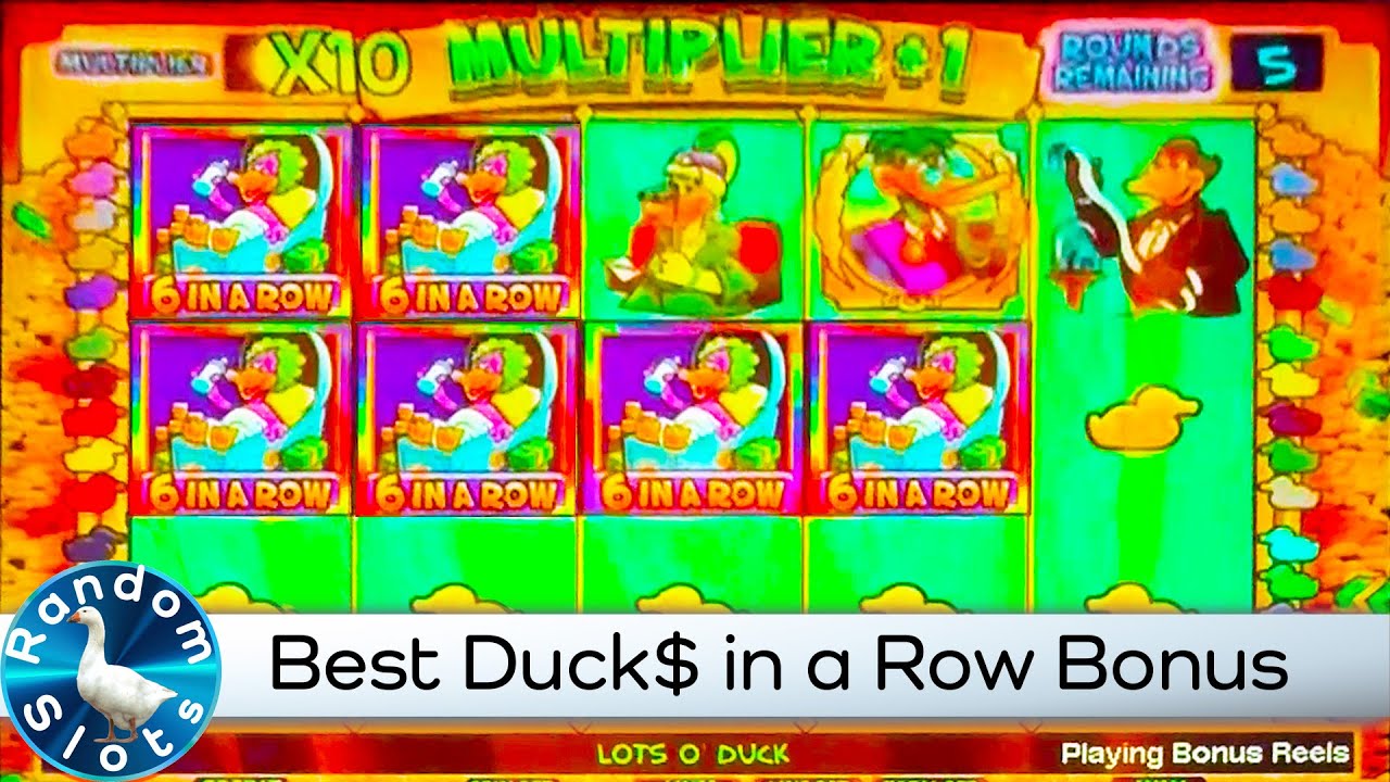 Игровой автомат Duck$ in a Row. Мой лучший бонус в этой игре
