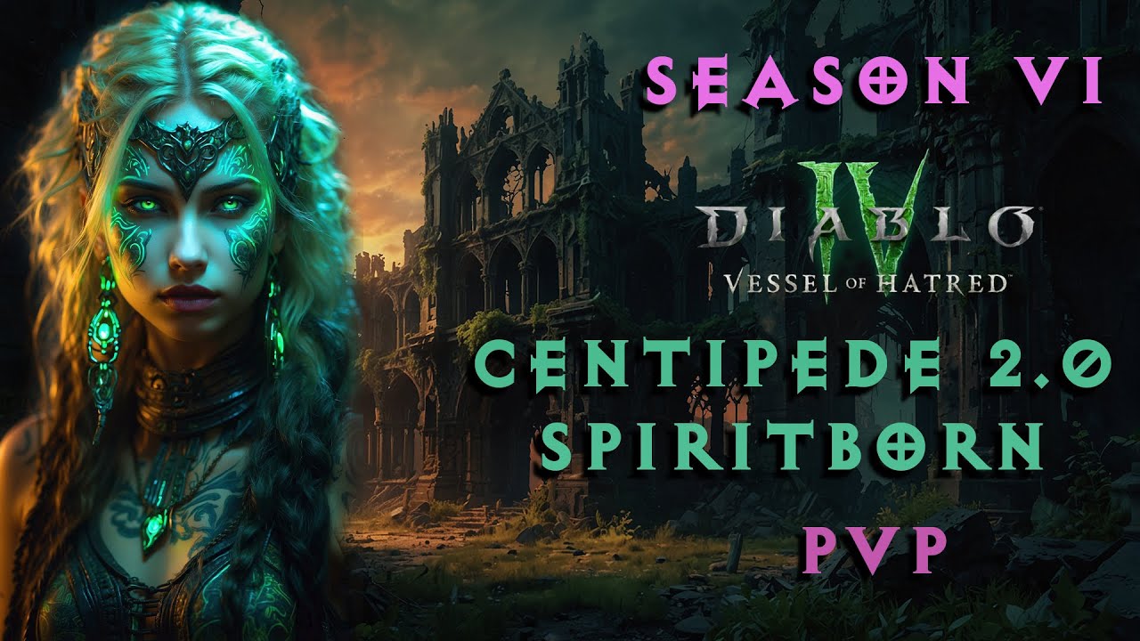 Diablo 4 - Season 6 - Spiritborn PvP (Touch of Death 2.0)