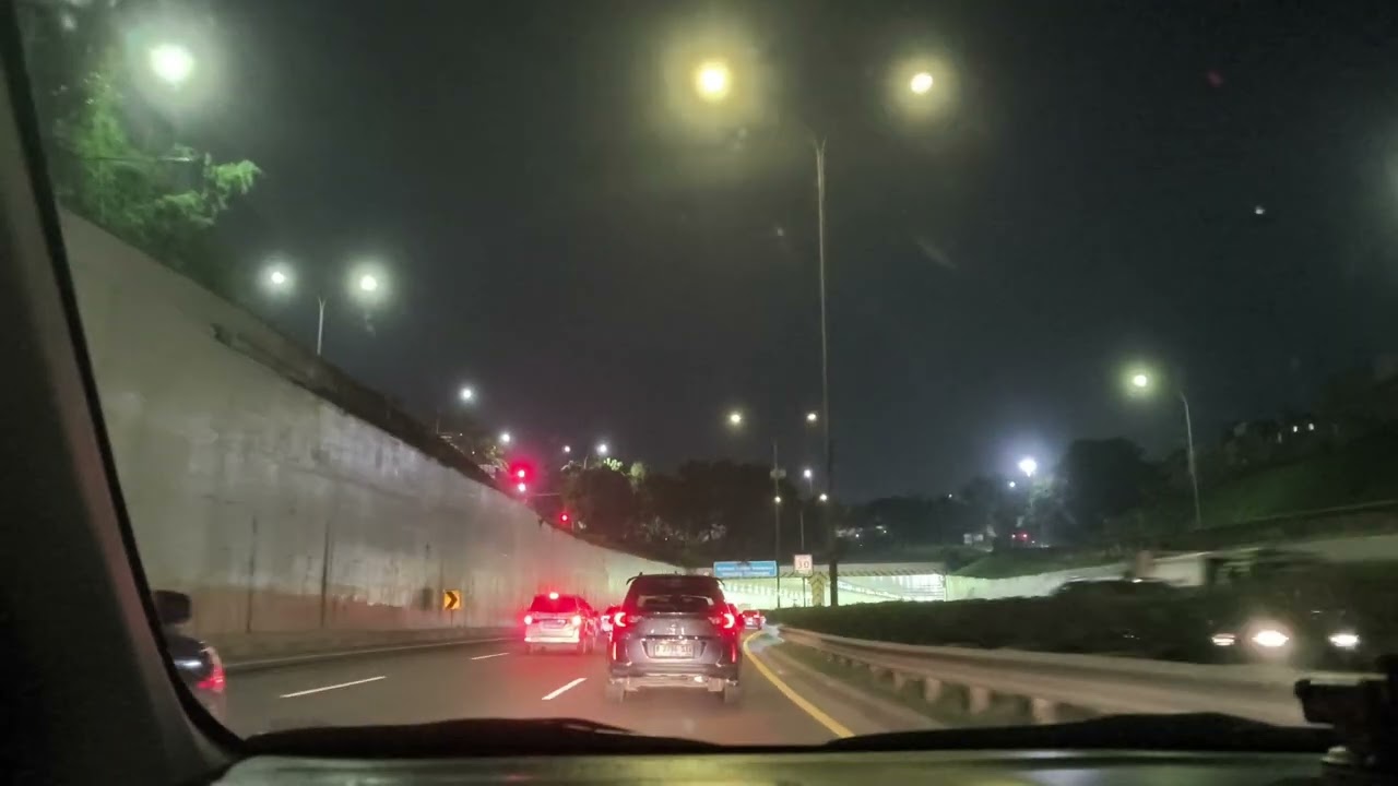 Jakarta Toll Road || Tol Lingkar Luar Jakarta (GT Ampera 1) menuju Pondok Kelapa Jakarta Timur 