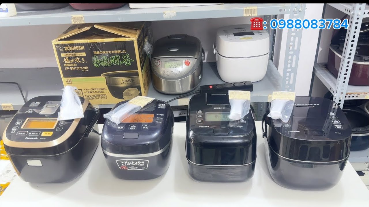 Giới Thiệu & Báo Giá 4 mẫu nồi cơm nội địa Nhật đẹp | Bếp Nhật