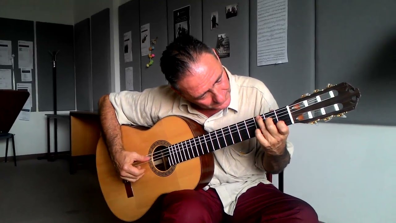 Ricardo Moyano Plays on 2016 Feridun Tanrıkut Classical Guitar