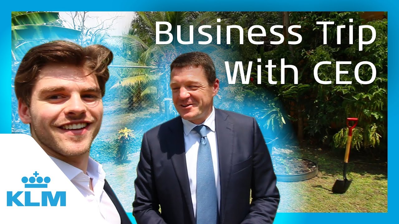 A Business Trip With The CEO | Intern On A Mission | KLM