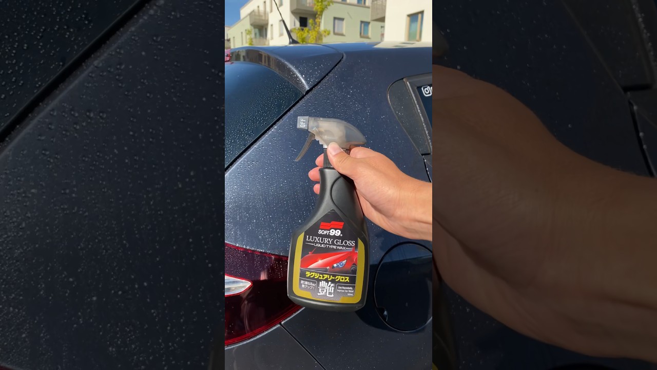 #soft99 Luxury Gloss quick detailer  #shorts #detailingworld