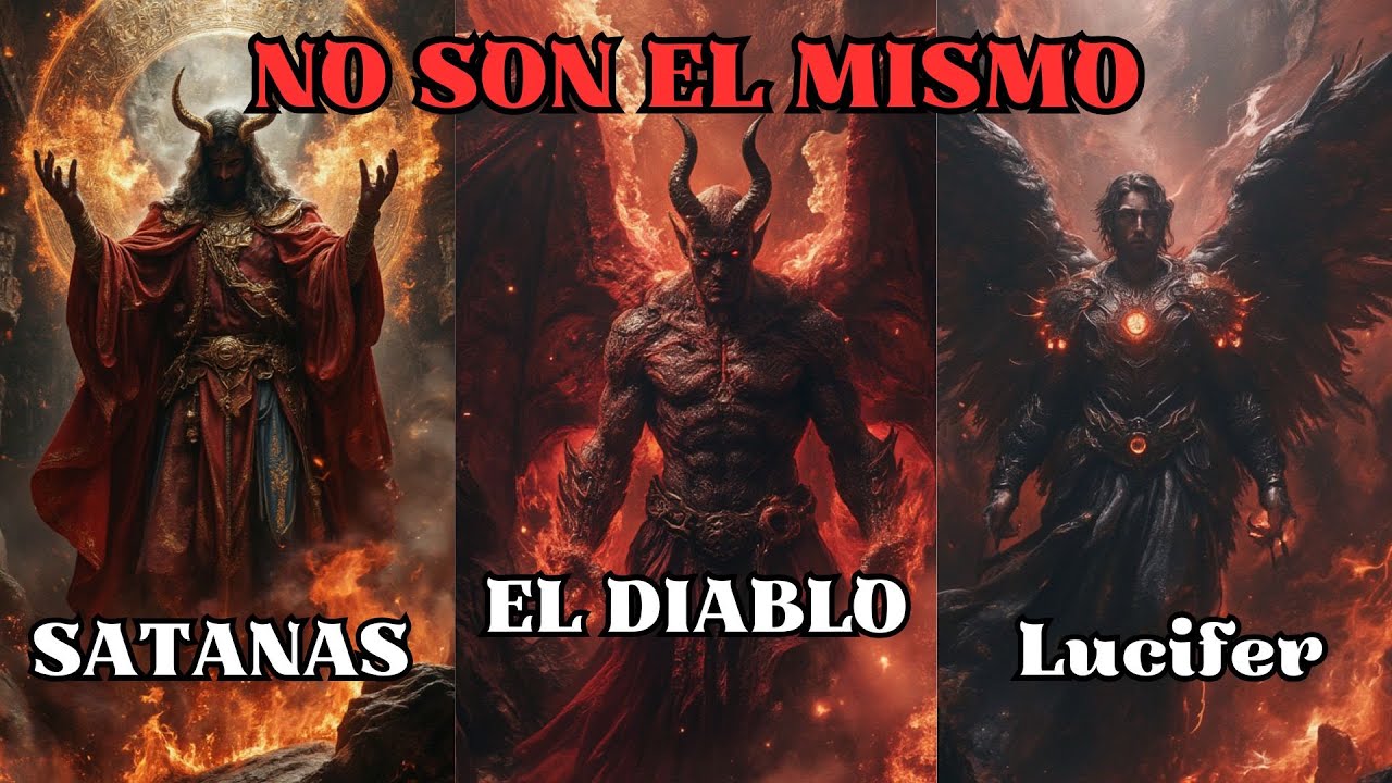 &iquest;Quienes son en Realidad? Satan&aacute;s, Lucifer y el Diablo: Historias y Simbolismo.