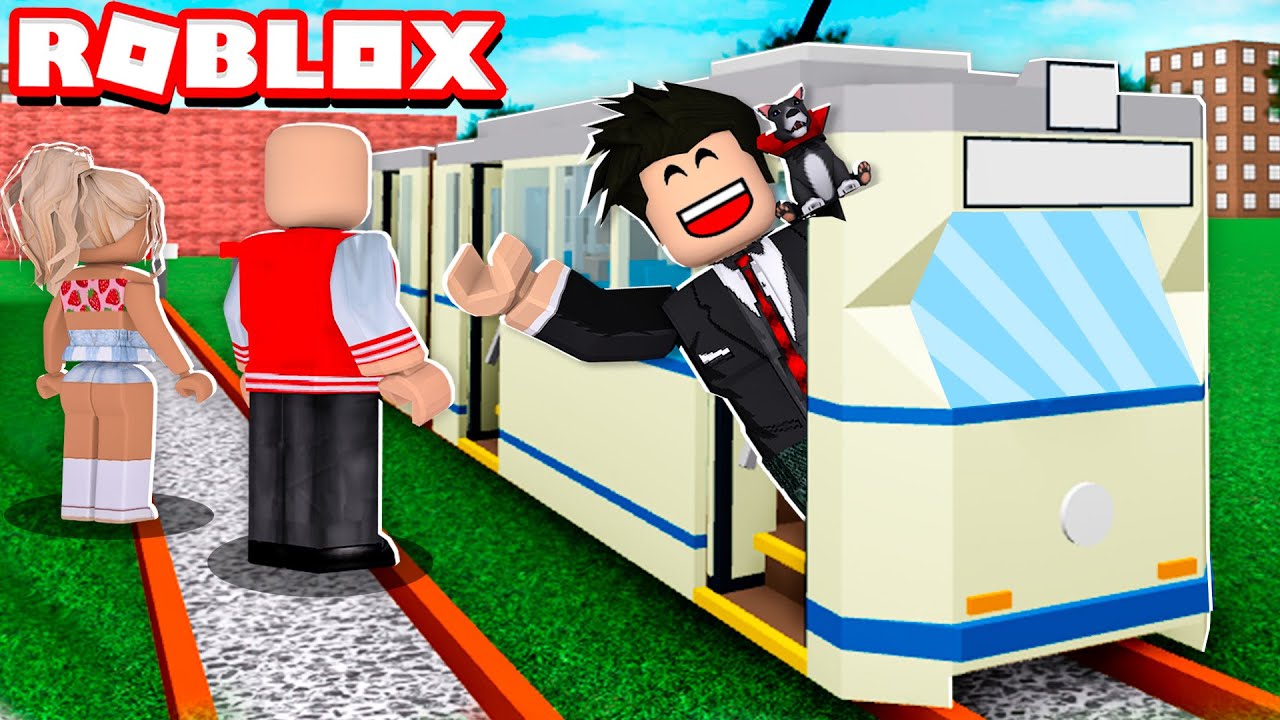 LOKIS MOTORISTA DO BONDINHO AMARELINHO NA CIDADE MALUCA | Roblox - Transport Tram Bus Simulator