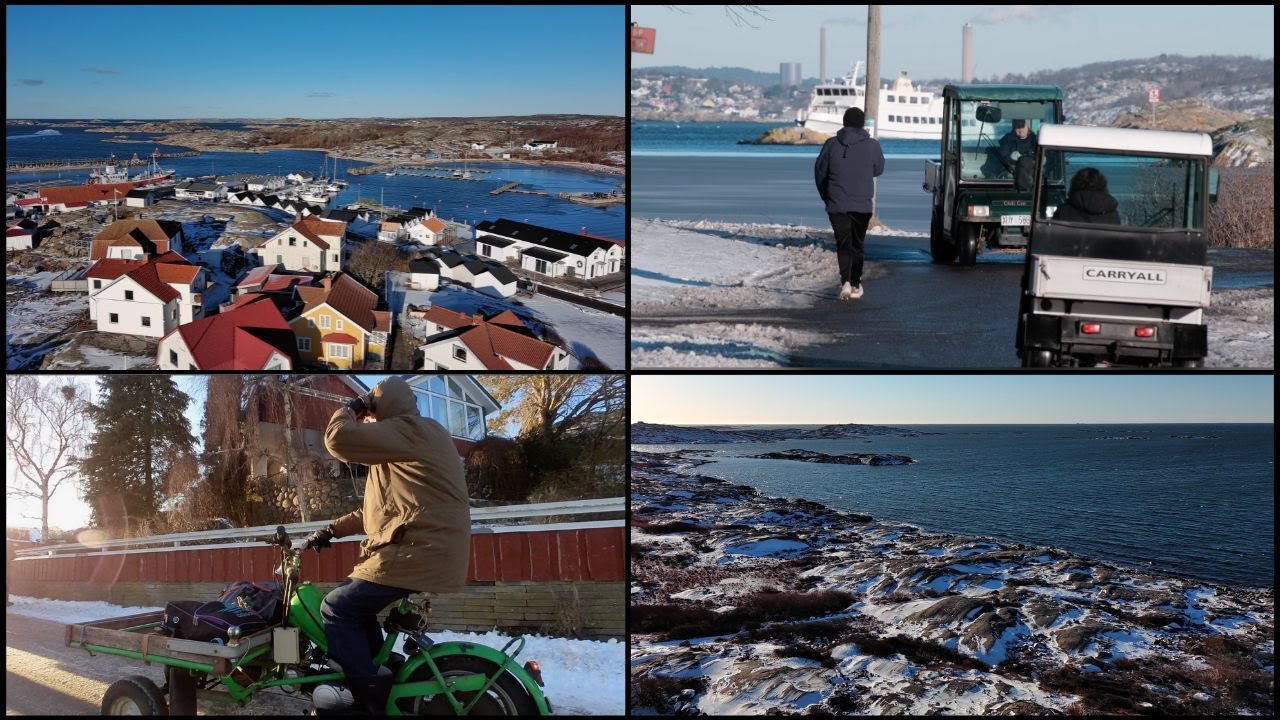 Gothenburg southern archipelago in winter (Vrångö, Styrsö, Brännö)
