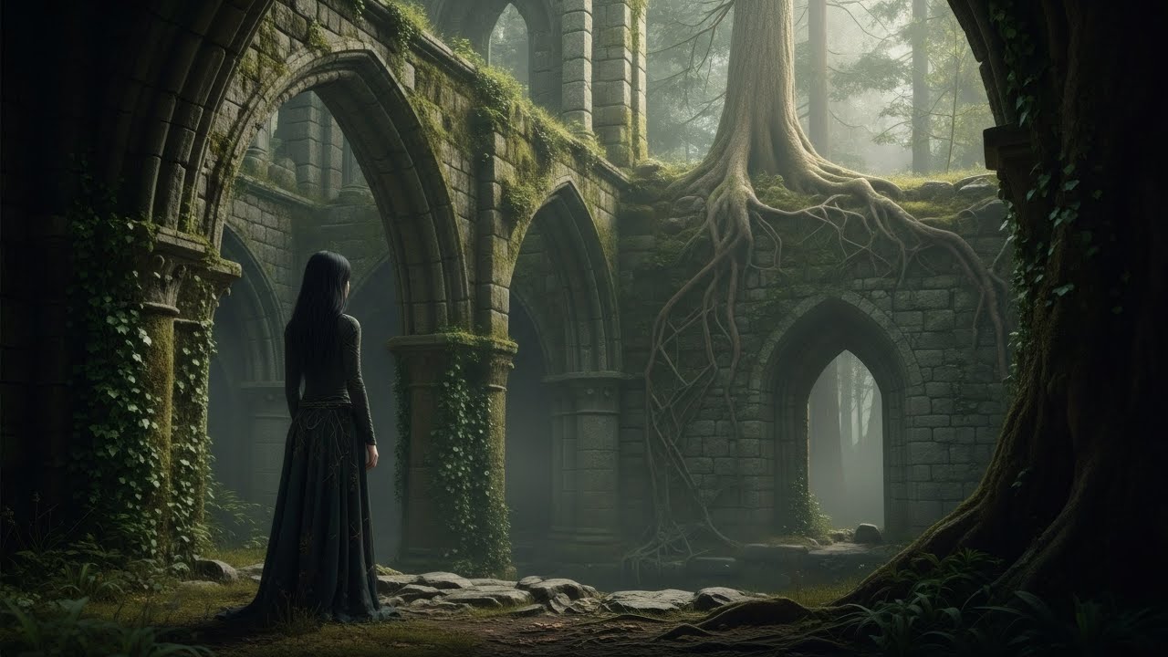Monastery Forest Stillness - Medieval Gothic Ambient With Rainfall