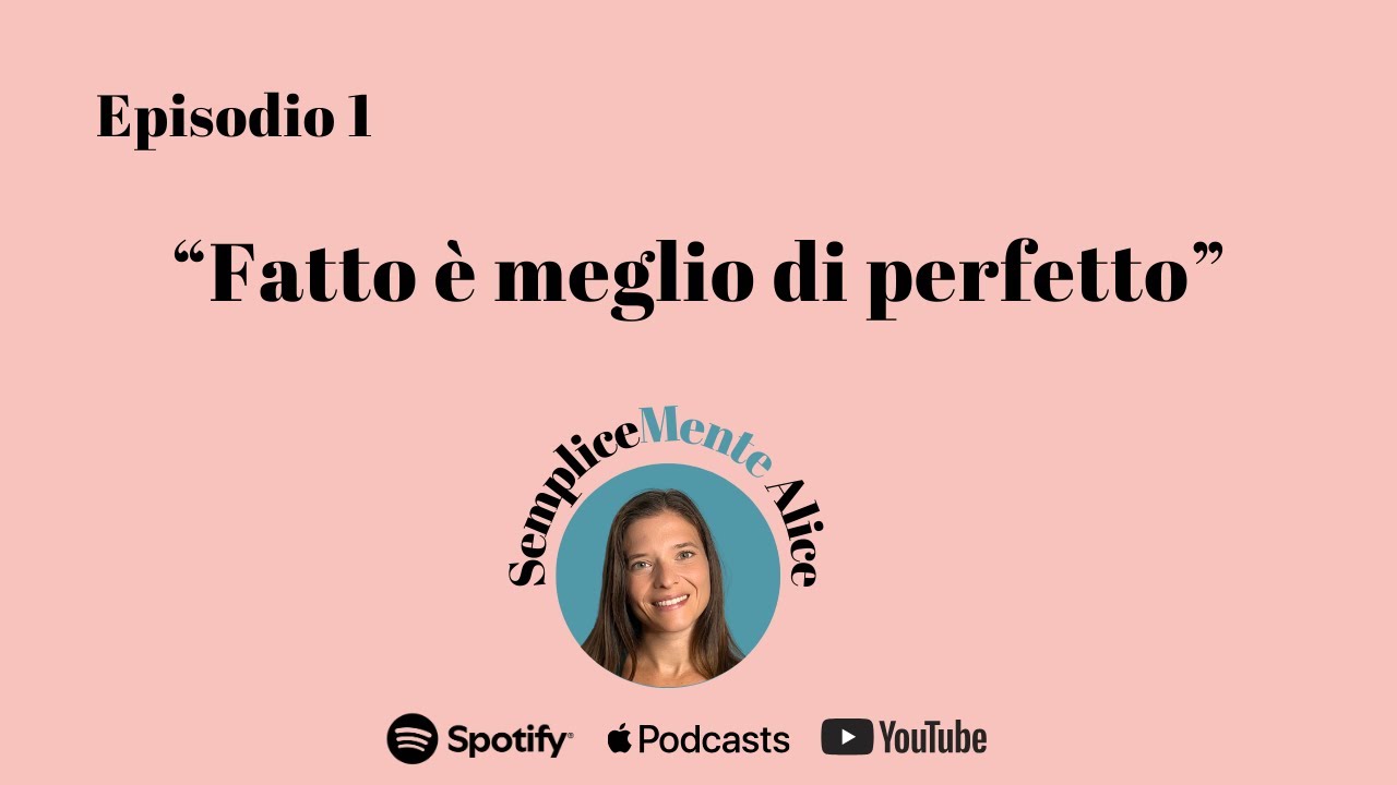 Episodio 1   Fatto è meglio di perfetto