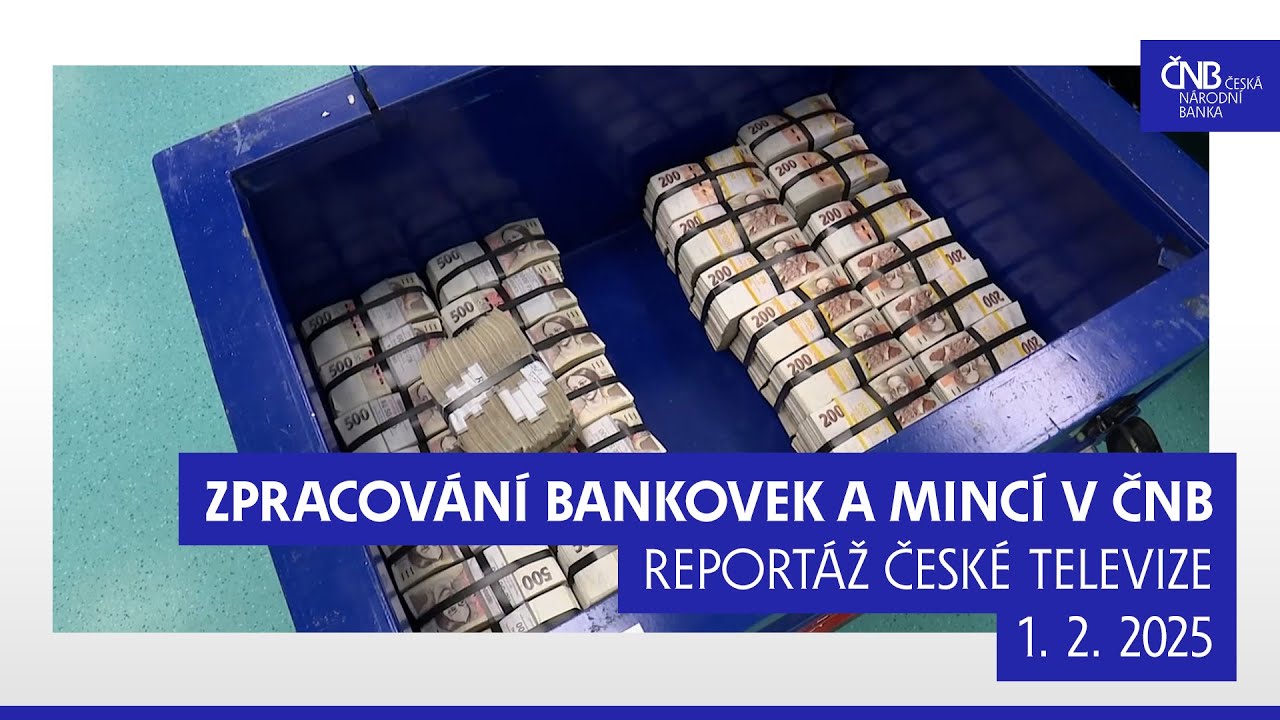 Miliardy v pohybu: Jak ČNB zpracovává české bankovky a mince?