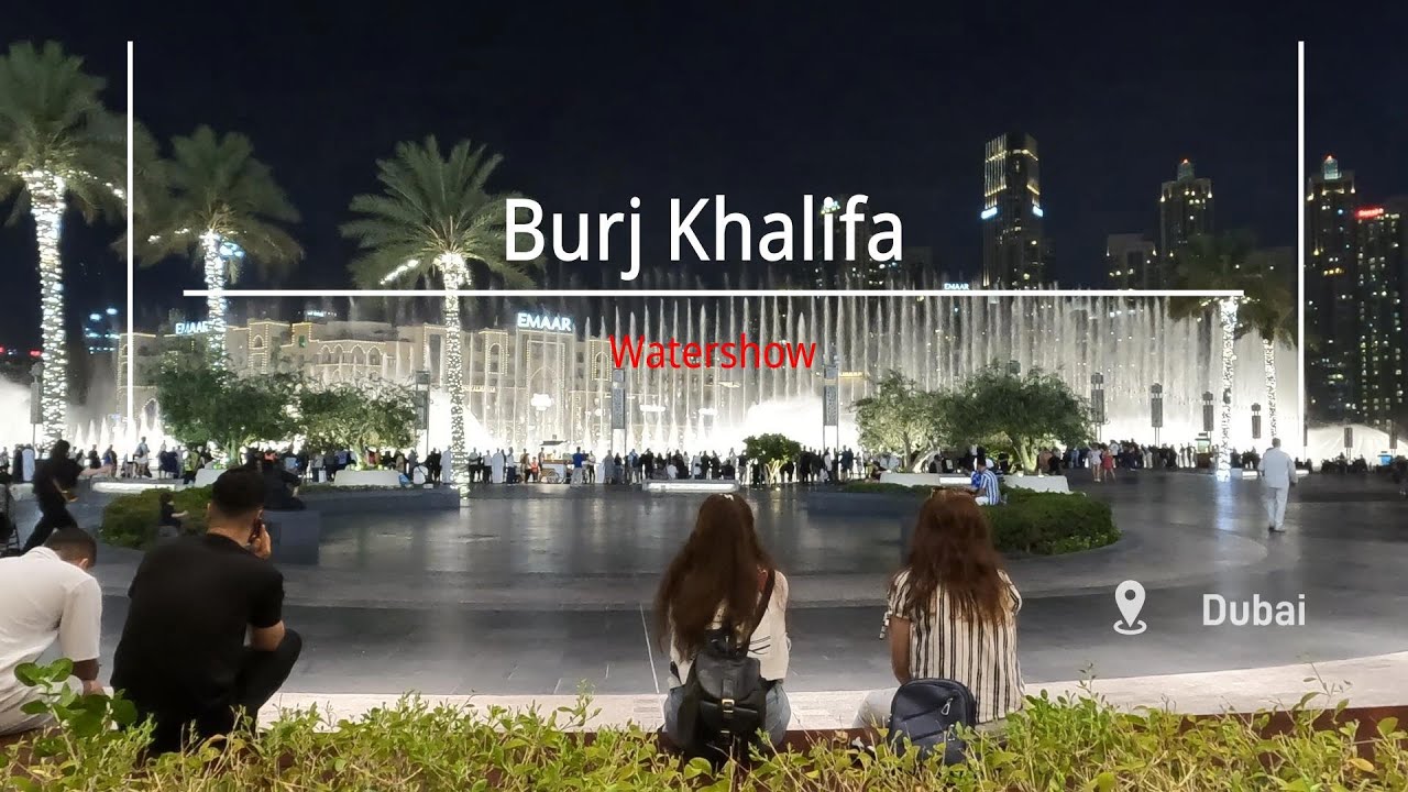 Dubai Burj Khalifa Watershow