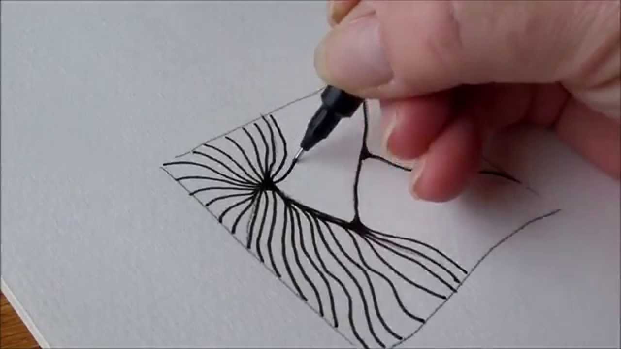 How to draw tanglepattern Scena