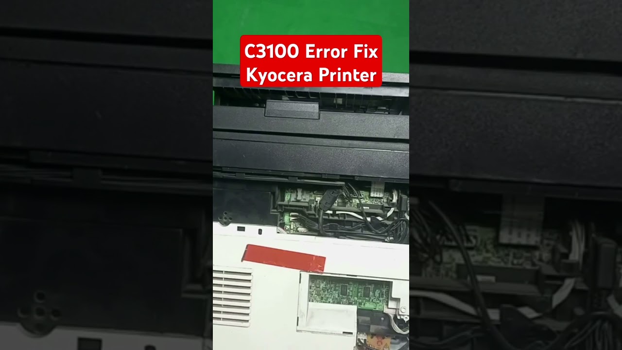 C3100 Error Fix Kyocera Printers