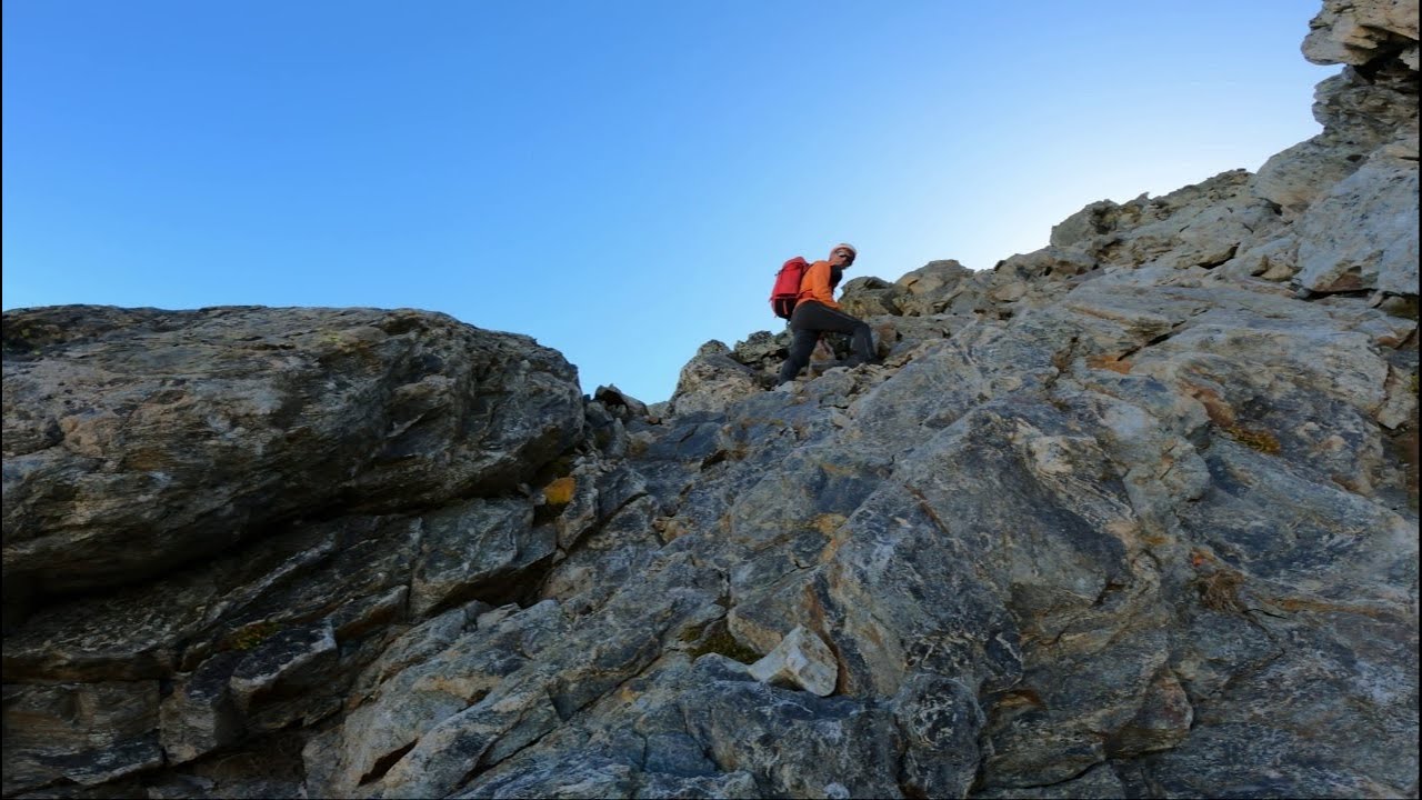 Rando alpine extrême pour débutants. Cime de la Malédie 3059m