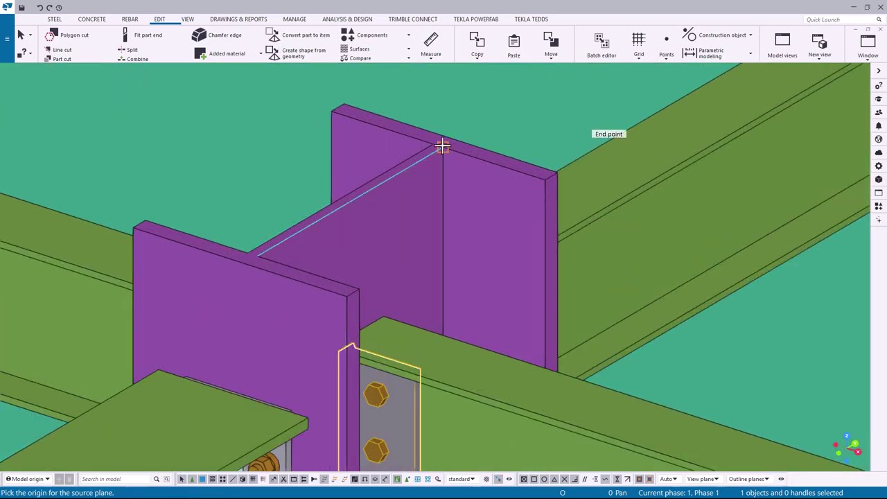 [Tekla Structures 2026] New clipboard for copying and pasting model and drawing objects